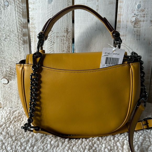 Coach Nomad Top Handle small crossbody Flax NWT 37180 - Picture 3 of 9